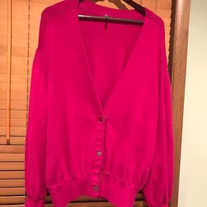 Free People Check Me Out Women’s Sweater Jacket